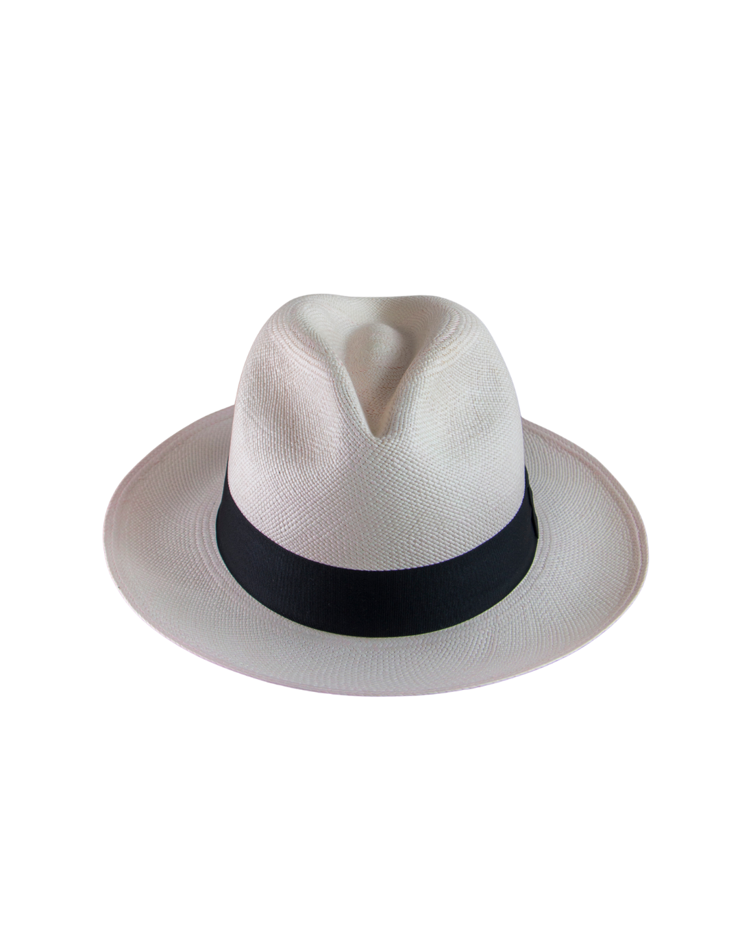 Sombrero de paja toquilla Llano talla S cintillo negro
